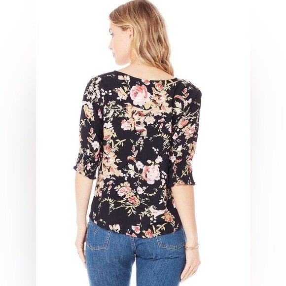 Saltwater LUXE boho black blouse - Picture 2 of 6